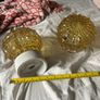 2x Vintage pineapple wall lights Image 2