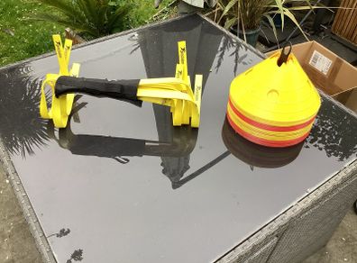 Football cones and ladders