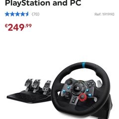 Playstation racing steering wheel