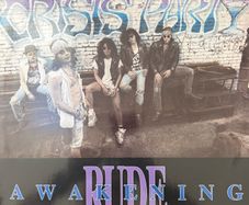 Crisis Party - Rude Awakening. Band that briefly featured Duff McKagan of Guns and Roses. 1989 Hard rock. Excellent condition. Bargain!