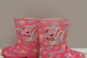 Girl's Peppa Pig wellies size UK 9 (worn)