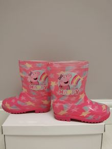 Girl's Peppa Pig wellies size UK 9 (worn)