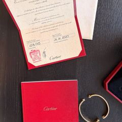 Cartier love bangle - 18ct gold