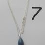 Handmade Gemstone Pendant Necklaces   925 Sterling Silver Chains Image 8