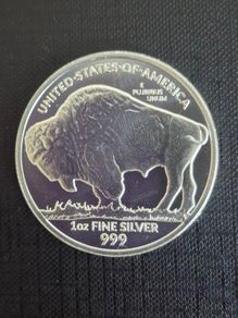 2023 USA 1 oz Buffalo Silver Round (Buffalo Nickel)