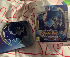 Nintendo  3ds Pokemon Moon steelbook, and outer box only, no game
