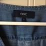 Next womens denim dress, size 8 Image 2