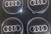 4 x Audi 60mm Centre Caps - FREE POST