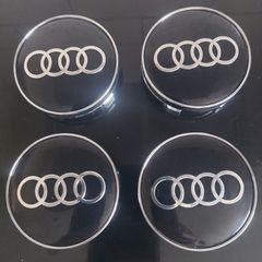 4 x Audi 60mm Centre Caps - FREE POST
