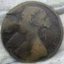 GB 1871 penny rare key date Image 4