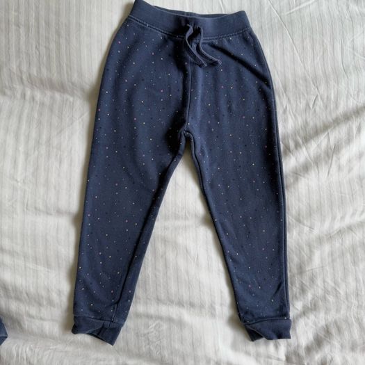 Navy spotted joggers