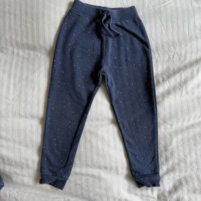 Navy spotted joggers