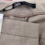 BNWT Ladies Beige Ankle Crop Trousers by Zara Image 4