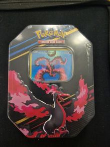 pokemon galarian moltress tin sealed
