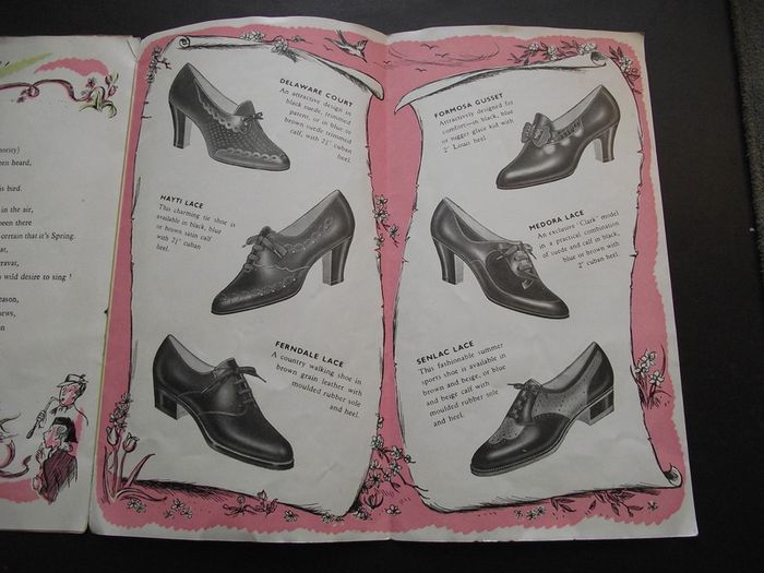 1940 Advertisement booklet Spring Song' for Clark's shoes
