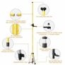 12 Ft./3.7m Laser Level Tripod Telescoping Pole with 1/4-Inch by 20-Inch Laser Mount for Rotary Included Rod & 5/8"-11 Adapter Image 7