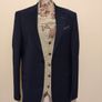 Benetti 3 Piece Tailored Navy Blue Suit Image 6