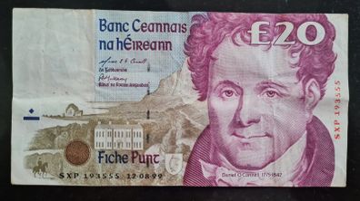 Ireland 1999 20 pound Banknote