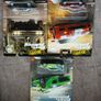 1/64 Hot Wheels Fast and Furious Chase, Set Of 3, Eclipse, Mazda Rx-7, Dodge Charger Image 2