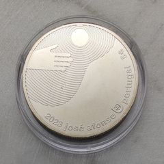 Portugal 5 Euro Base Metals Uncirculated Coin 2023 - Jose Afonso - Portuguese Musicians