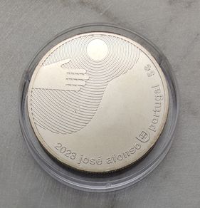 Portugal 5 Euro Base Metals Uncirculated Coin 2023 - Jose Afonso - Portuguese Musicians