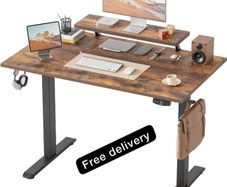 120 x 60 cm Sit-Stand Desk with 2 Memory Buttons