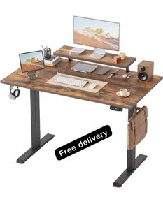 120 x 60 cm Sit-Stand Desk with 2 Memory Buttons