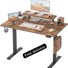 120 x 60 cm Sit-Stand Desk with 2 Memory Buttons