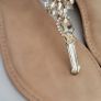 Ciaodea jewel encrusted thong sandals Sz 40 (Fit 6.5 - 7 UK)  Rrp 79.99 (New) Image 2