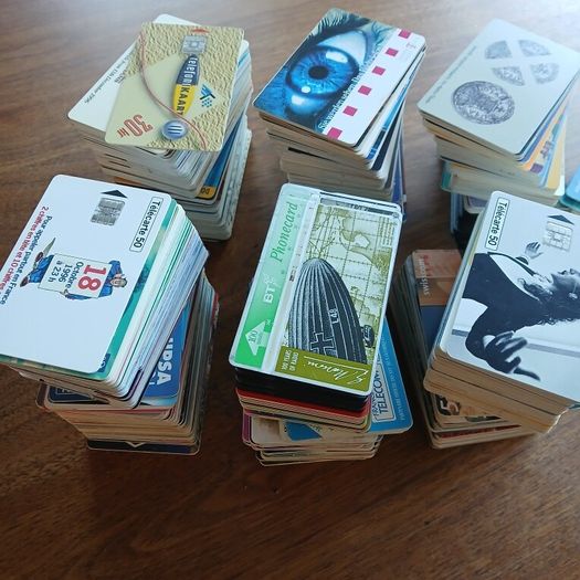 600 plus Phone cards from all around the world.  Great collection.