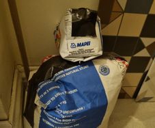 Mapei Quick Set Tile Adhesive & Grey Grout (Part Used)