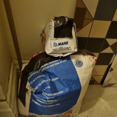 Mapei Quick Set Tile Adhesive & Grey Grout (Part Used)