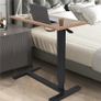 Large Rolling Overbed Laptop Desk Height Adjustable Table Stand for Hospital US Bedside Tray Image 4