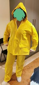 Rain suit trousers and jacket unisex