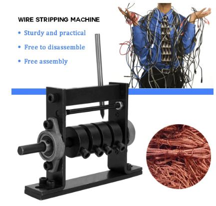 BRAND NEW Manual Portable Wire Stripping Machine Scrap Cable Peeling Machines Stripper for 1-30mm Hand Tool Can Connect Hand Drill