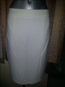 Atmosphere midi pencil skirt cream size UK12 EUR40 Postage included
