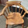 Pair of Antique Captain's Chairs Image 5