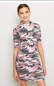 New Look girls mock-neck dress 10-11