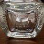 Old bush mills whisky glass square shaped Image 3