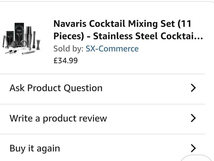 Navaris Cocktail Mixing Set