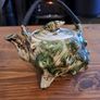 1950s Vintage Japanese Majolica Conch Shell Teapot Image 2
