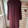 dress Tommy Hilfiger v neck long sleeve tunic size dress burgundy medium Image 5