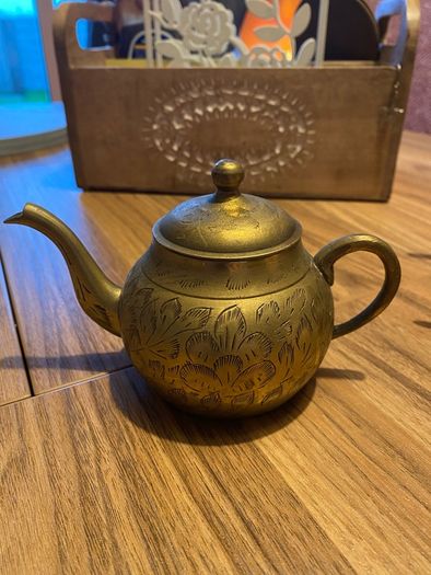 Selection Hand carved Brass items.