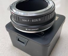 K&F Concept Lens adapter Nikon F to Canon eos R