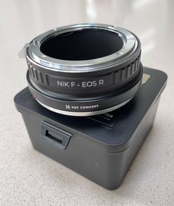 K&F Concept Lens adapter Nikon F to Canon eos R