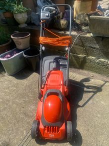 Flymo electric lawnmower