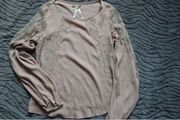 Light brown blouse  Size 10