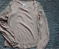 Light brown blouse  Size 10