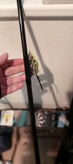 8ft kinetic witcher combo spinning rod+free lure