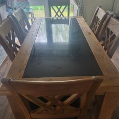 Kitchen table and matching unit